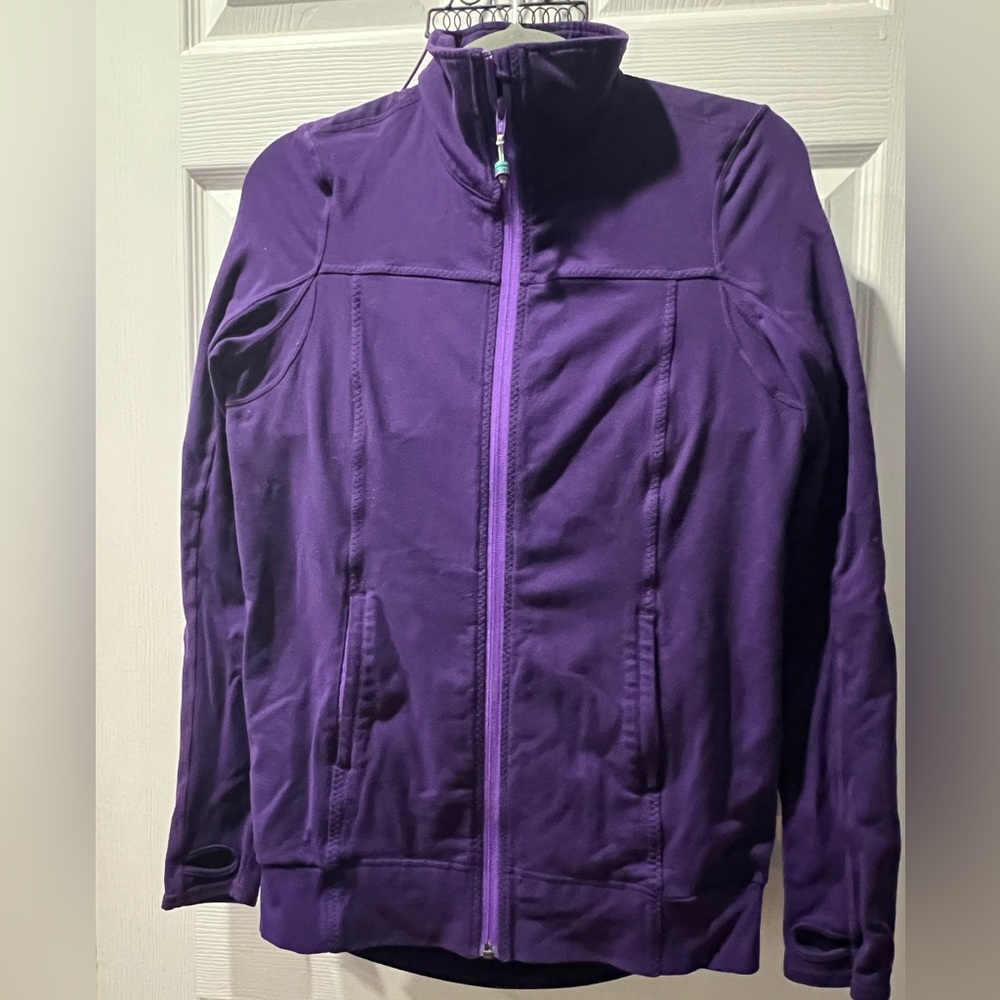 Lululemon Tadasana Mesh back Jacket Purple